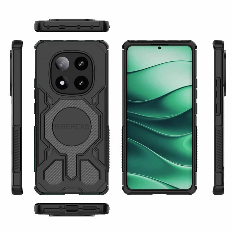 For Redmi Note 14 Pro 5G BIBERCAS Real Color Series MagSafe Shockproof Phone Case
