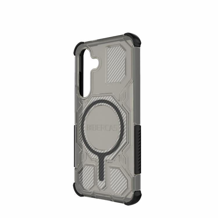 For Samsung Galaxy S25 5G BIBERCAS Transparent Color Series MagSafe Air Bag Shockproof Phone Case