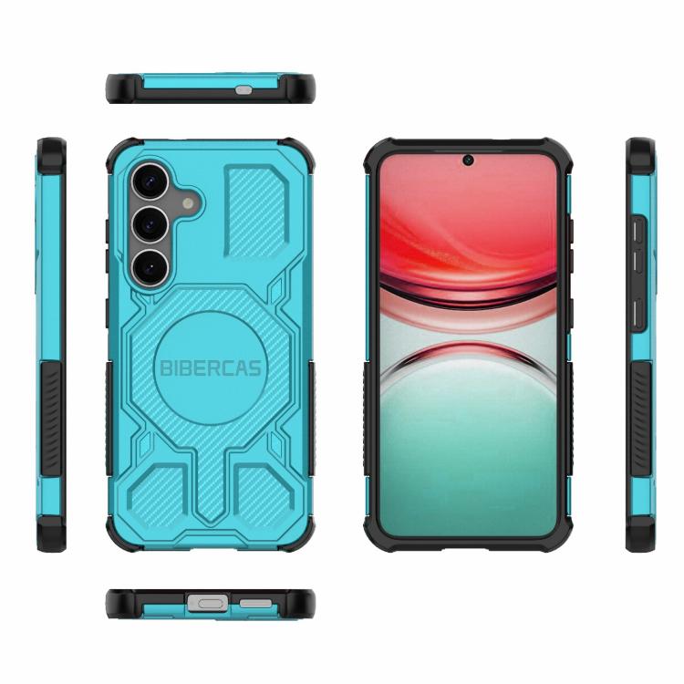 For Samsung Galaxy S25 5G BIBERCAS Real Color Series MagSafe Shockproof Phone Case