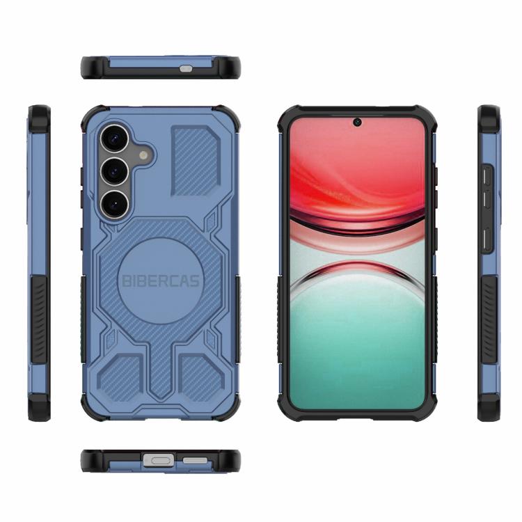 For Samsung Galaxy S25 5G BIBERCAS Real Color Series MagSafe Shockproof Phone Case