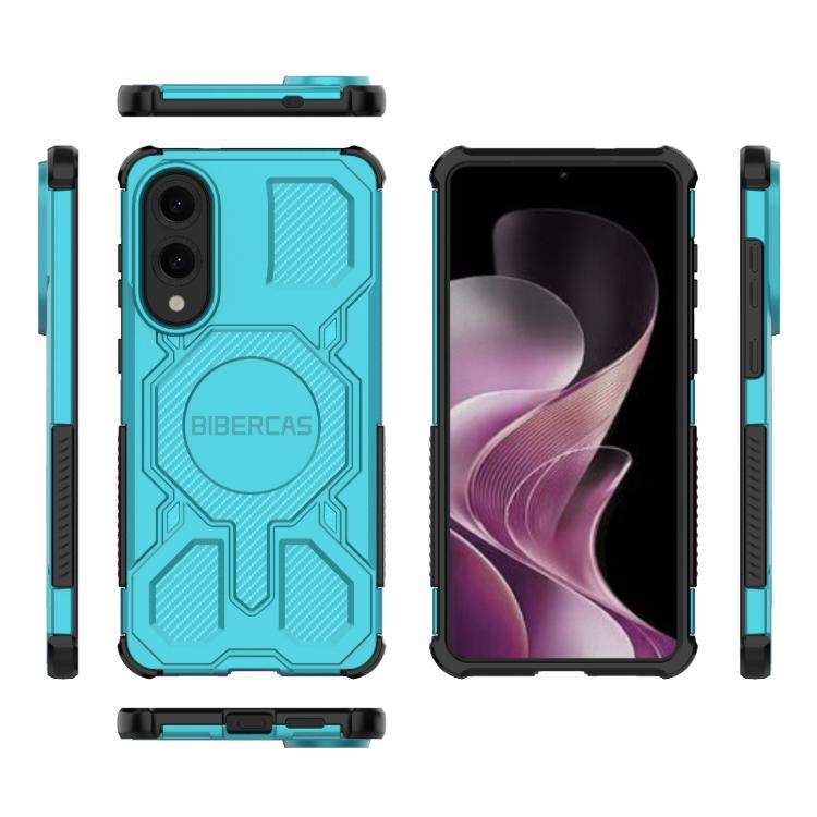 For Samsung Galaxy S25 Edge 5G BIBERCAS Real Color Series MagSafe Shockproof Phone Case