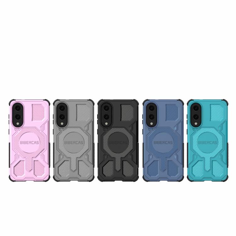 For Samsung Galaxy S25 Edge 5G BIBERCAS Real Color Series MagSafe Shockproof Phone Case