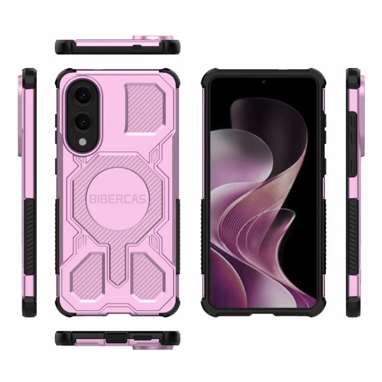 For Samsung Galaxy S25 Edge 5G BIBERCAS Real Color Series MagSafe Shockproof Phone Case