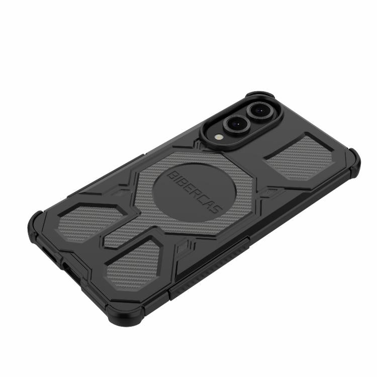 For Samsung Galaxy S25 Edge 5G BIBERCAS Real Color Series MagSafe Shockproof Phone Case