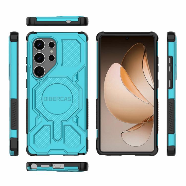 For Samsung Galaxy S25 Ultra 5G BIBERCAS Real Color Series MagSafe Shockproof Phone Case