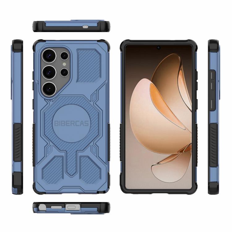 For Samsung Galaxy S25 Ultra 5G BIBERCAS Real Color Series MagSafe Shockproof Phone Case
