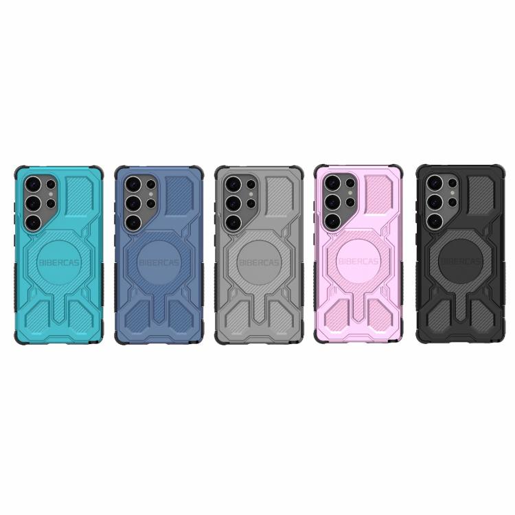 For Samsung Galaxy S25 Ultra 5G BIBERCAS Real Color Series MagSafe Shockproof Phone Case
