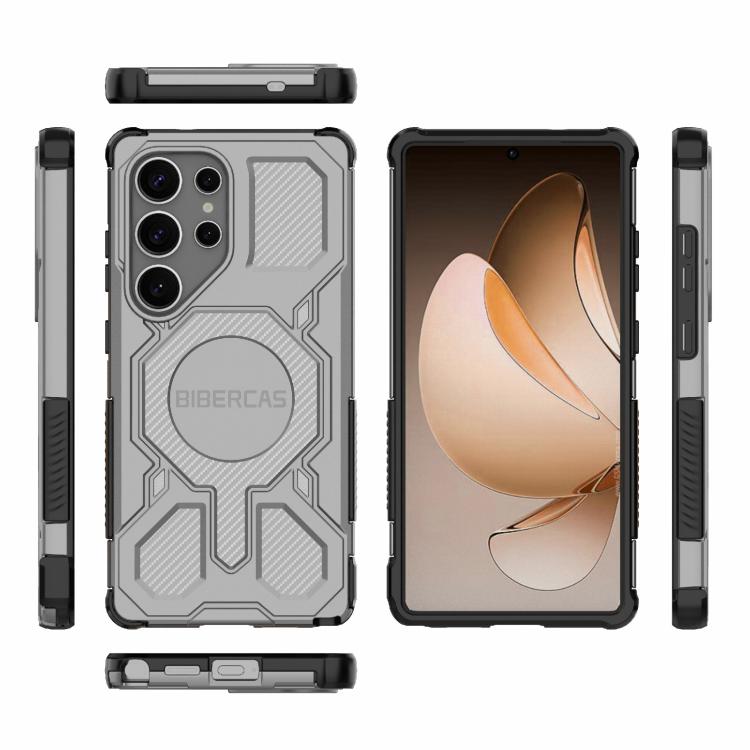 For Samsung Galaxy S25 Ultra 5G BIBERCAS Real Color Series MagSafe Shockproof Phone Case