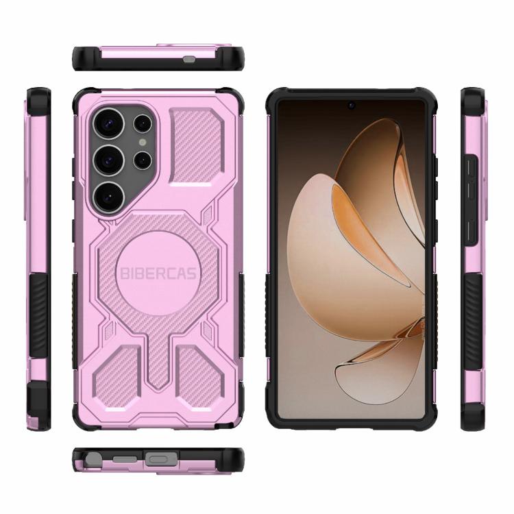 For Samsung Galaxy S25 Ultra 5G BIBERCAS Real Color Series MagSafe Shockproof Phone Case
