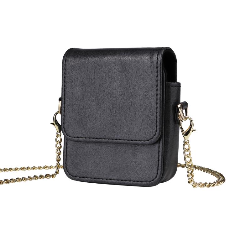 For ZTE nubia Flip3 / nubia Flip2 / Flip Mini Long Shoulder Chain Crossbody Folding Magnetic Leather Phone Bag