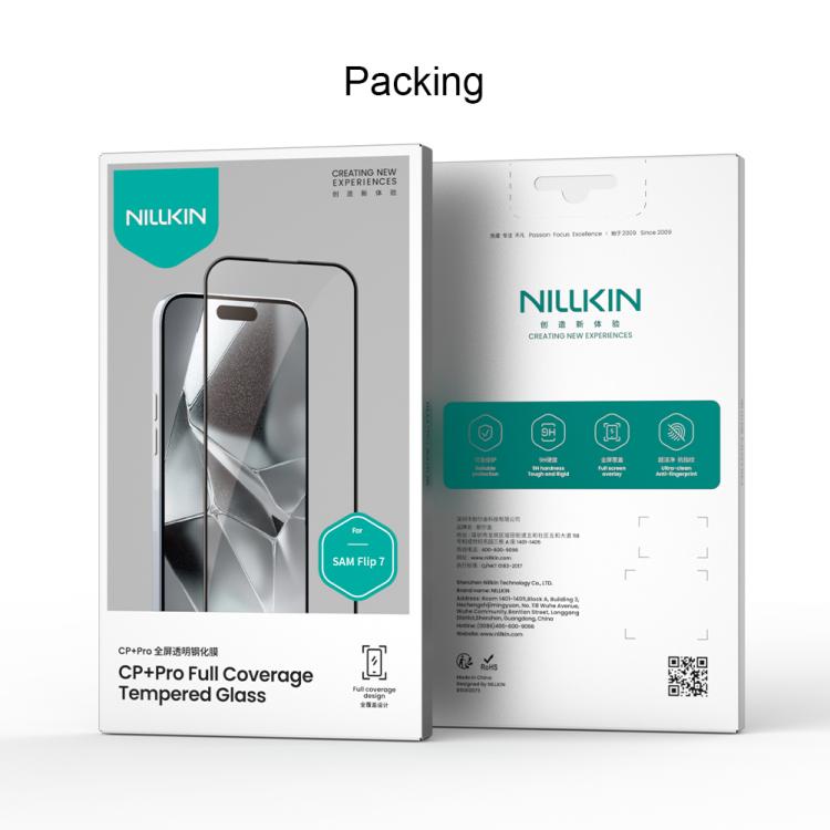 For Samsung Galaxy Z Flip7 5G NILLKIN CP+Pro 9H Explosion-proof Tempered Glass Film