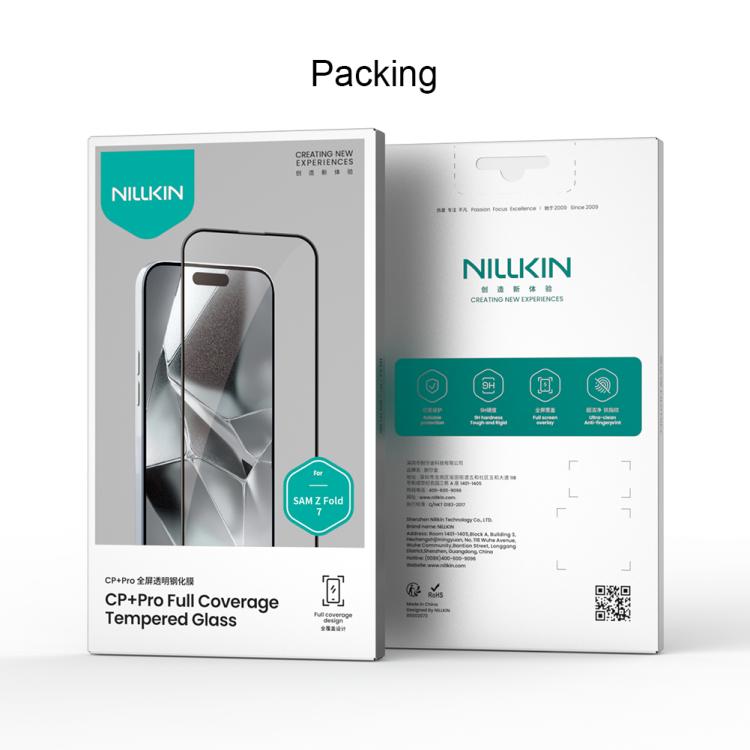 For Samsung Galaxy Z Fold7 5G NILLKIN CP+Pro 9H Explosion-proof Tempered Glass Film