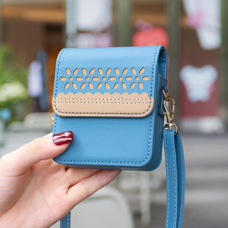 BFB13 BINFEN Color Flowers Crossbody Flip Phone Leather Bag