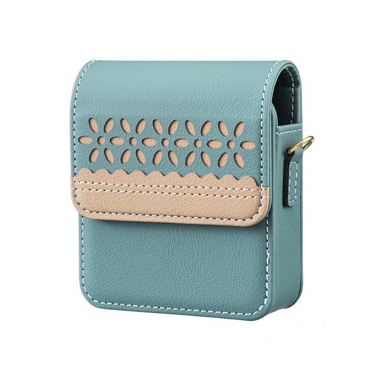 BFB13 BINFEN Color Flowers Crossbody Flip Phone Leather Bag