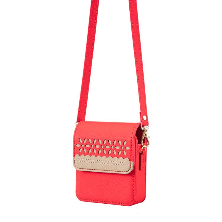 BFB13 BINFEN Color Flowers Crossbody Flip Phone Leather Bag