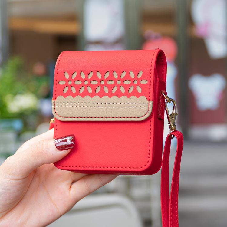 BFB13 BINFEN Color Flowers Crossbody Flip Phone Leather Bag