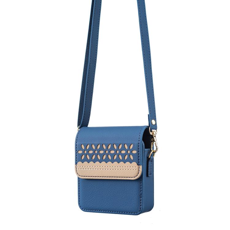 BFB13 BINFEN Color Flowers Crossbody Flip Phone Leather Bag