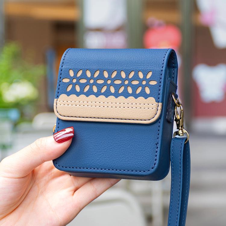 BFB13 BINFEN Color Flowers Crossbody Flip Phone Leather Bag