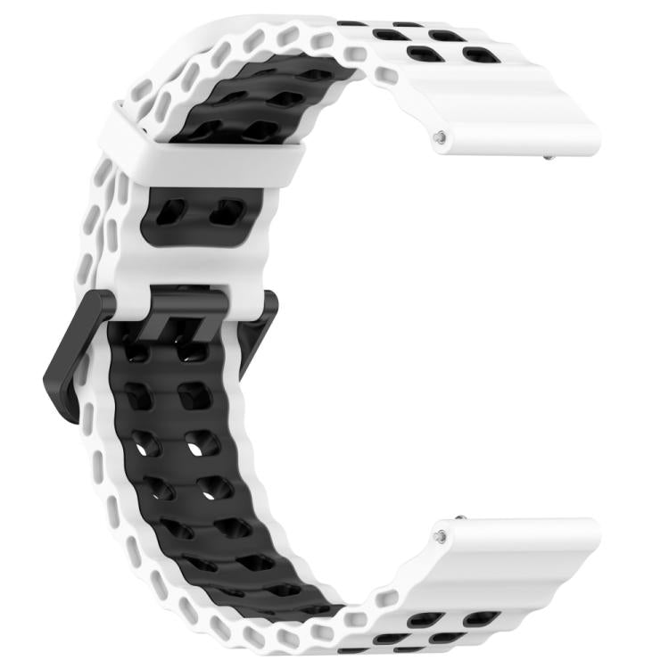 For Suunto 9 / 7 / Spartan Sport xDfind Ocean Dual Pin Buckle Silicone Watch Band