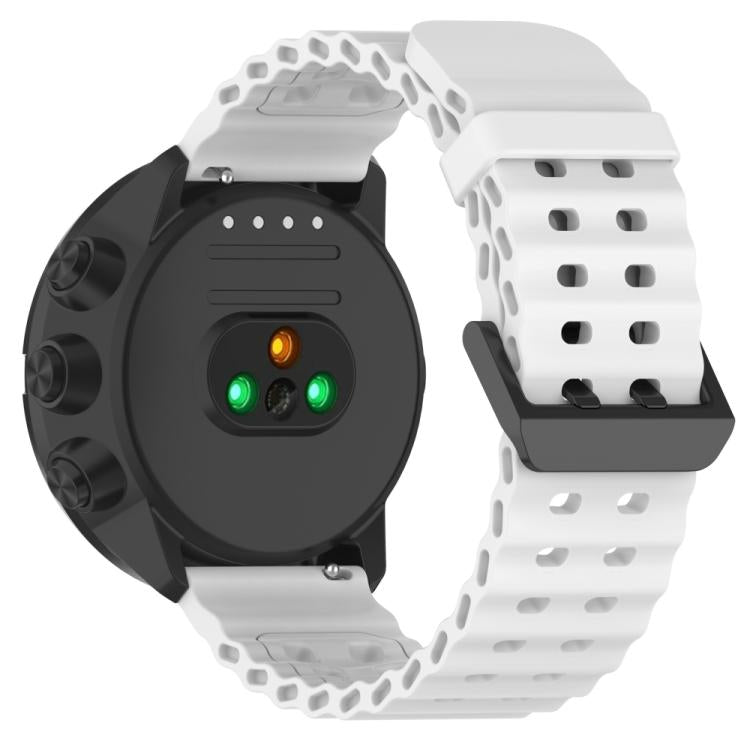 For Suunto 9 / 7 / Spartan Sport xDfind Ocean Dual Pin Buckle Silicone Watch Band