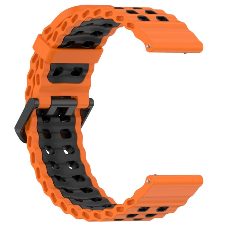 For Suunto 9 / 7 / Spartan Sport xDfind Ocean Dual Pin Buckle Silicone Watch Band