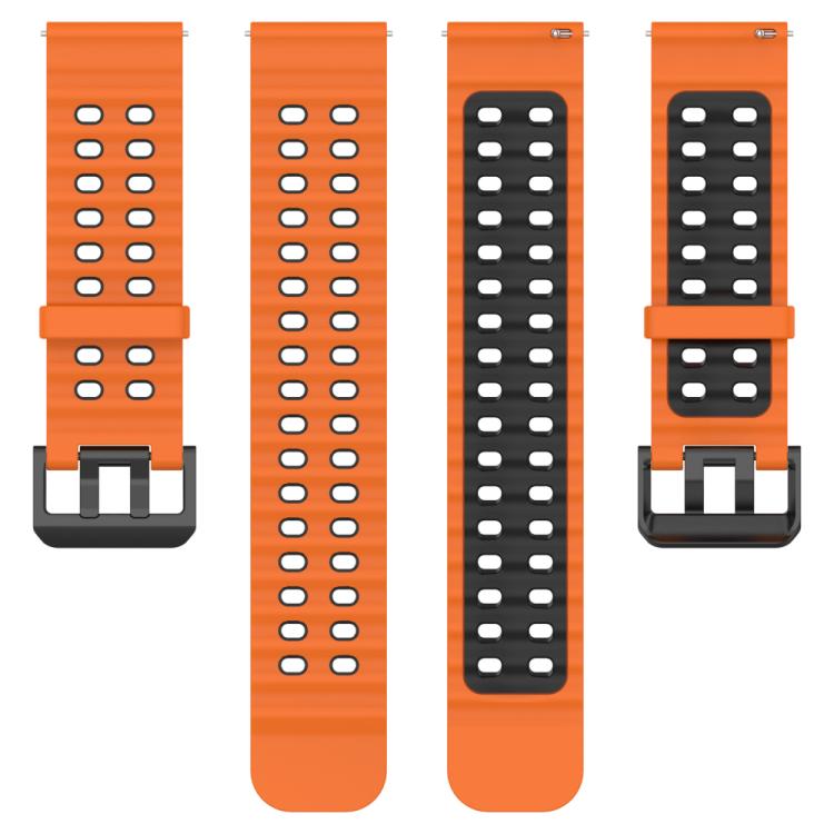 For Suunto 9 / 7 / Spartan Sport xDfind Ocean Dual Pin Buckle Silicone Watch Band