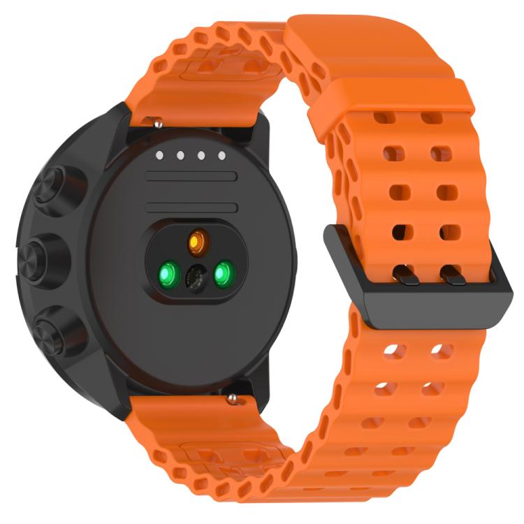 For Suunto 9 / 7 / Spartan Sport xDfind Ocean Dual Pin Buckle Silicone Watch Band