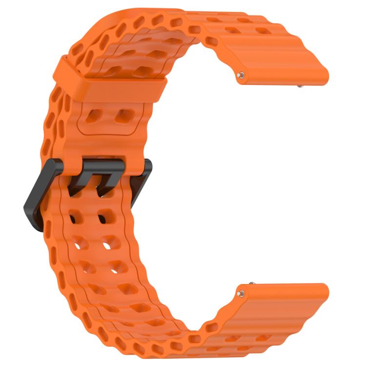 For Suunto 9 / 7 / Spartan Sport xDfind Ocean Dual Pin Buckle Silicone Watch Band