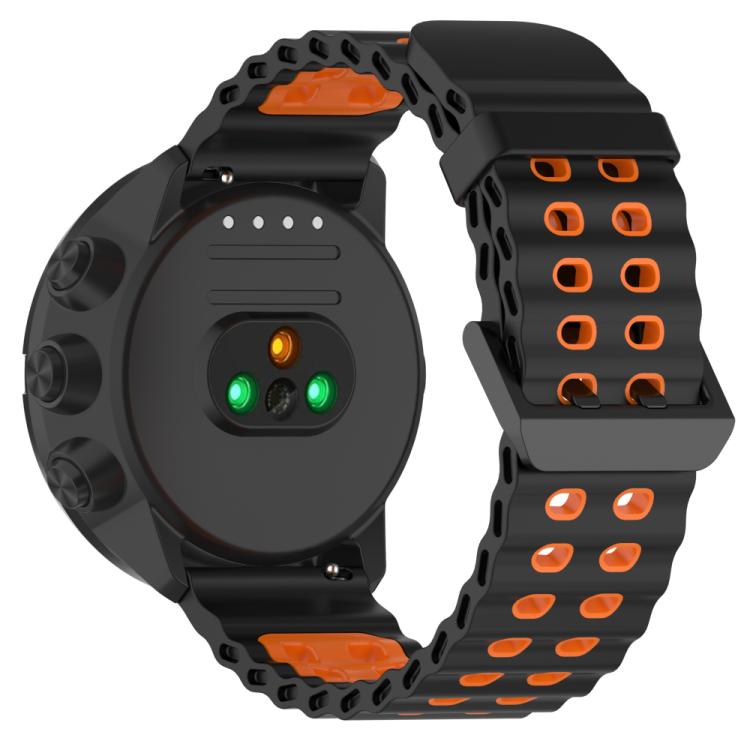 For Suunto 9 / 7 / Spartan Sport xDfind Ocean Dual Pin Buckle Silicone Watch Band