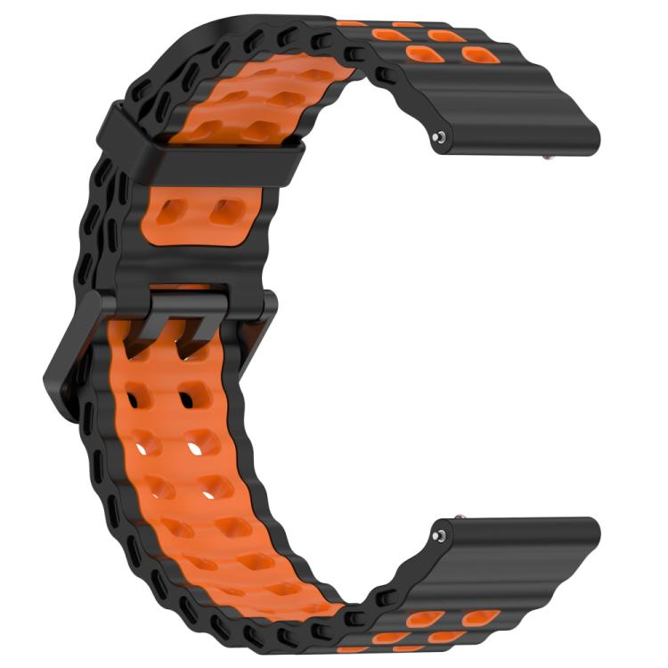 For Suunto 9 / 7 / Spartan Sport xDfind Ocean Dual Pin Buckle Silicone Watch Band