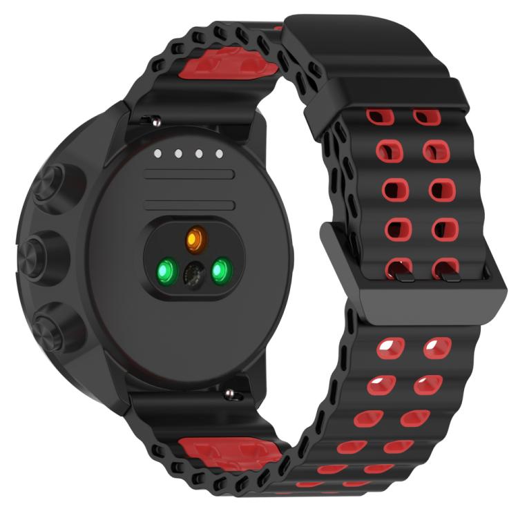 For Suunto 9 / 7 / Spartan Sport xDfind Ocean Dual Pin Buckle Silicone Watch Band