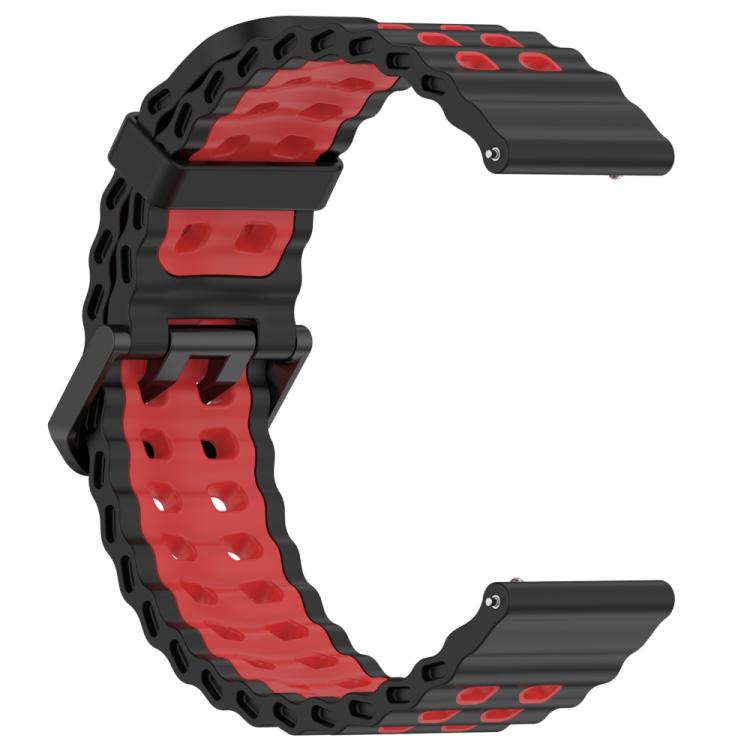 For Suunto 9 / 7 / Spartan Sport xDfind Ocean Dual Pin Buckle Silicone Watch Band
