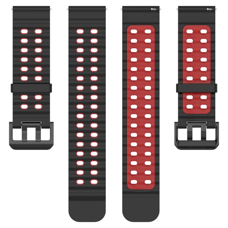 For Suunto 9 / 7 / Spartan Sport xDfind Ocean Dual Pin Buckle Silicone Watch Band