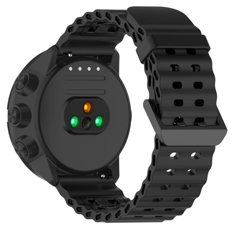 For Suunto 9 / 7 / Spartan Sport xDfind Ocean Dual Pin Buckle Silicone Watch Band