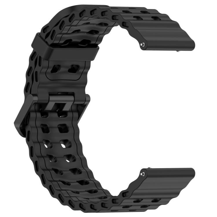 For Suunto 9 / 7 / Spartan Sport xDfind Ocean Dual Pin Buckle Silicone Watch Band