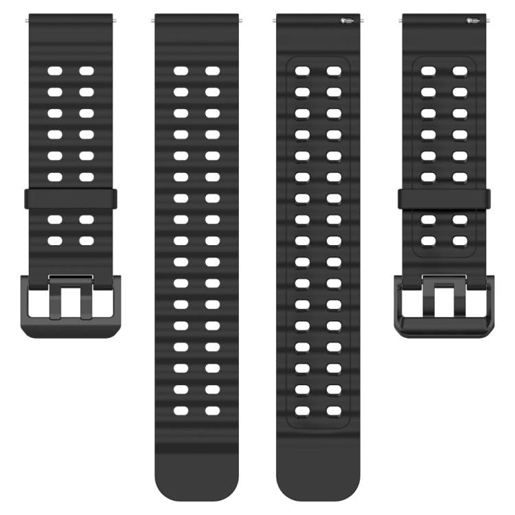 For Suunto 9 / 7 / Spartan Sport xDfind Ocean Dual Pin Buckle Silicone Watch Band