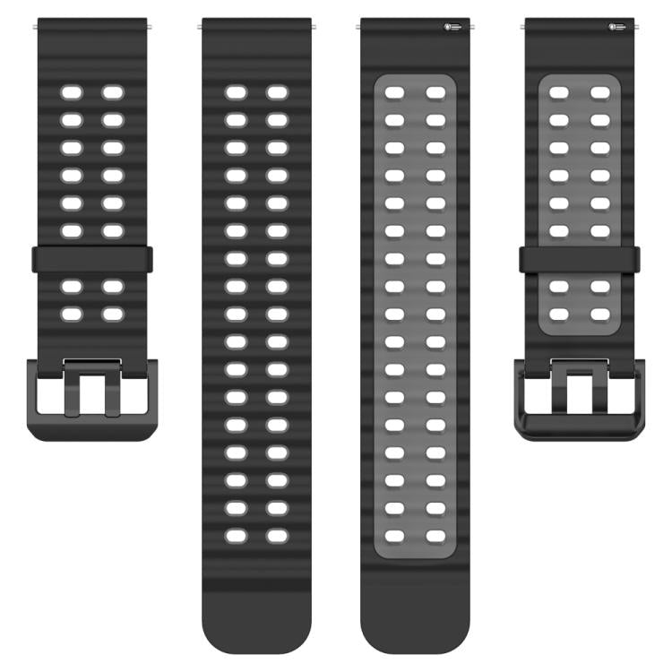 For Suunto 9 / 7 / Spartan Sport xDfind Ocean Dual Pin Buckle Silicone Watch Band