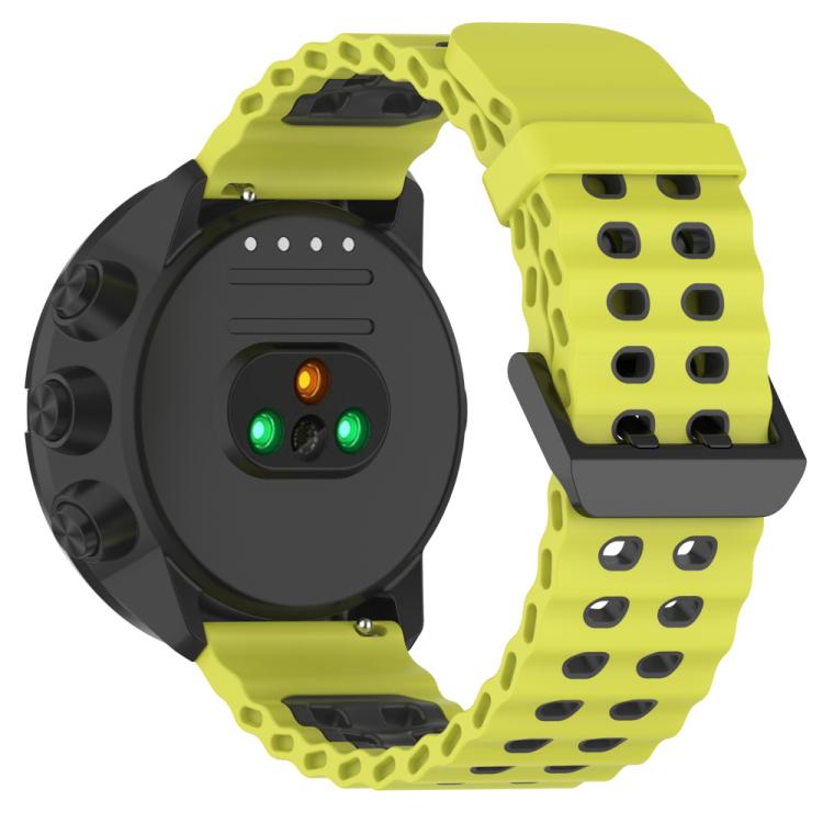 For Suunto 9 / 7 / Spartan Sport xDfind Ocean Dual Pin Buckle Silicone Watch Band
