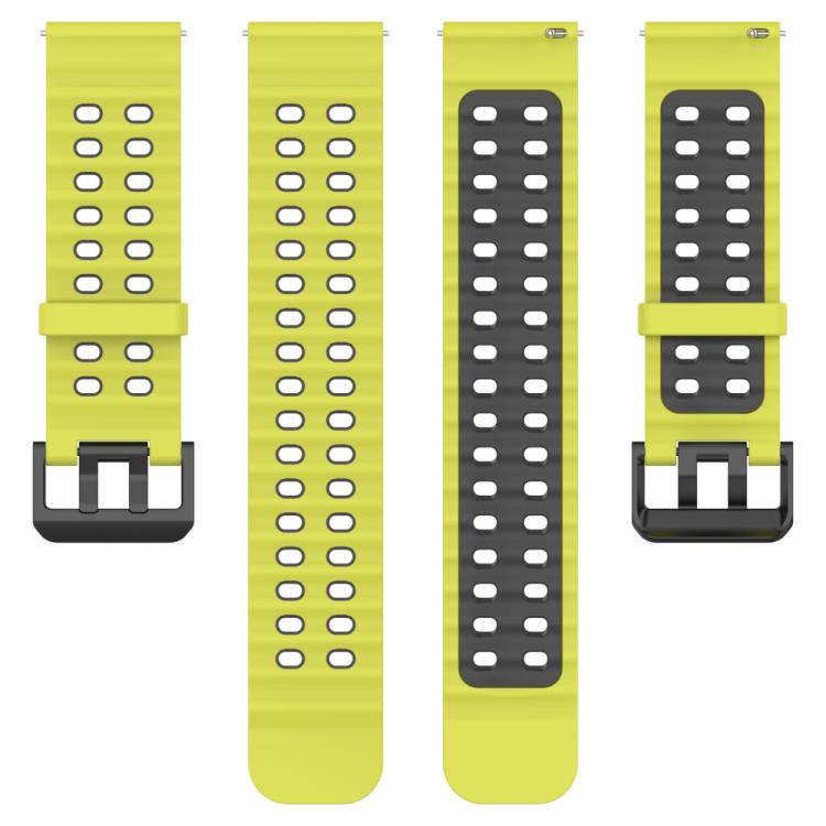 For Suunto 9 / 7 / Spartan Sport xDfind Ocean Dual Pin Buckle Silicone Watch Band