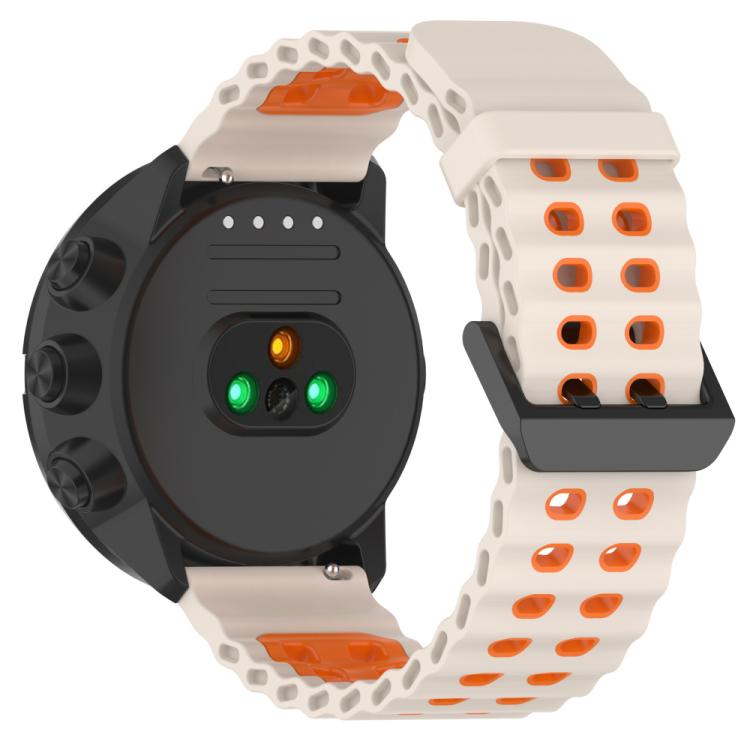 For Suunto 9 / 7 / Spartan Sport xDfind Ocean Dual Pin Buckle Silicone Watch Band