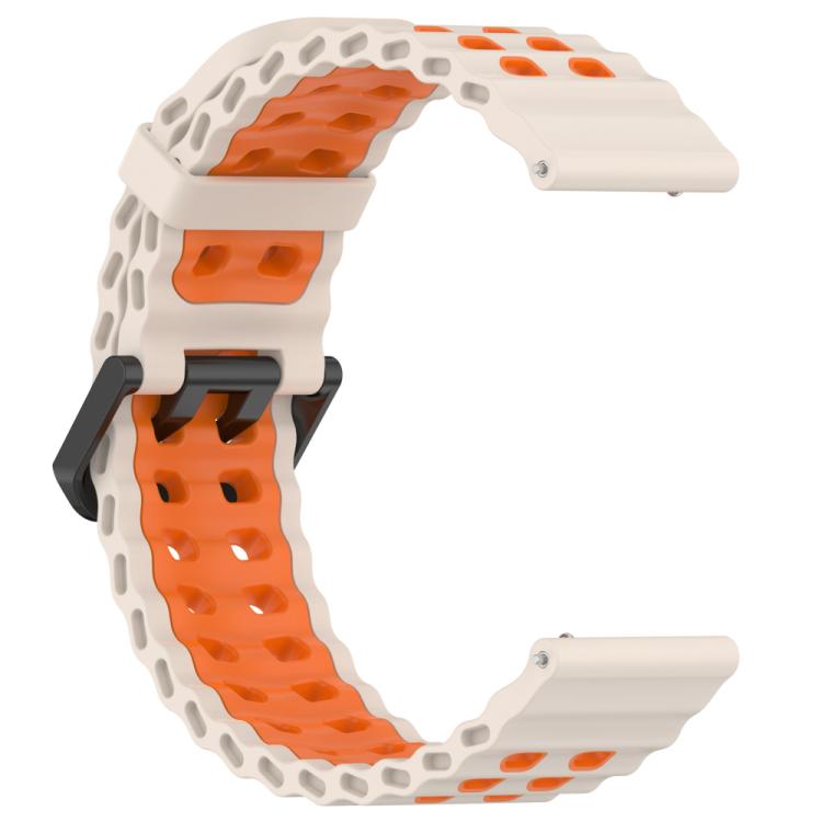 For Suunto 9 / 7 / Spartan Sport xDfind Ocean Dual Pin Buckle Silicone Watch Band