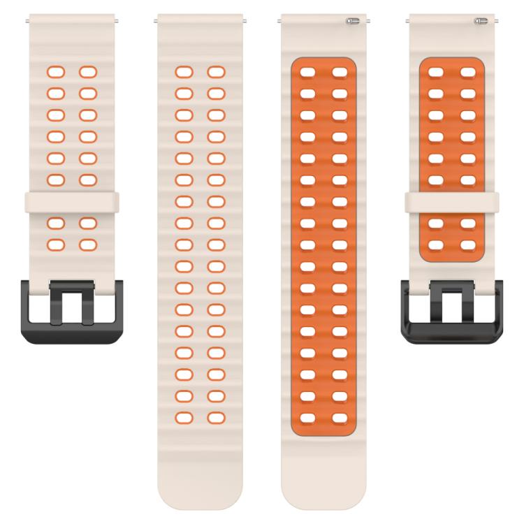 For Suunto 9 / 7 / Spartan Sport xDfind Ocean Dual Pin Buckle Silicone Watch Band