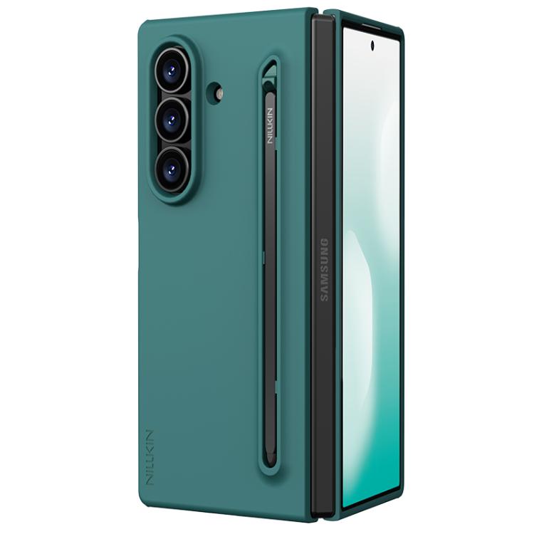 For Samsung Galaxy Z Fold7 5G NILLKIN Fold Liquid Silicone PC Phone Case with Stylus