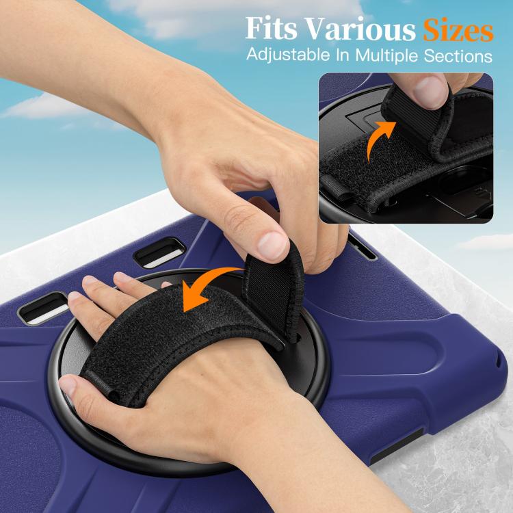 For Xiaomi Redmi K Pad 8.8 Rotatable Holder Silicone Hybrid PC Tablet Case with Shoulder Strap