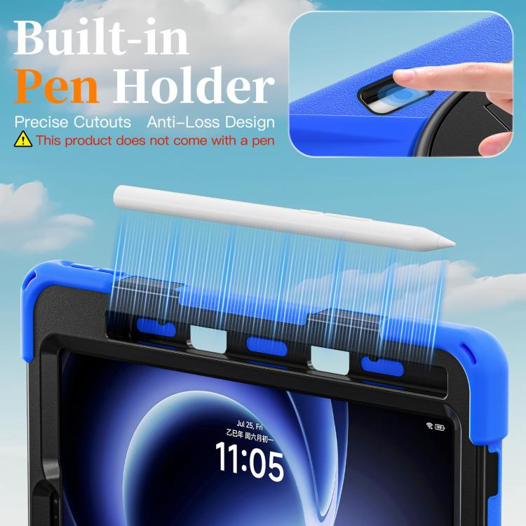 For Xiaomi Redmi K Pad 8.8 Rotatable Holder Silicone Hybrid PC Tablet Case with Shoulder Strap