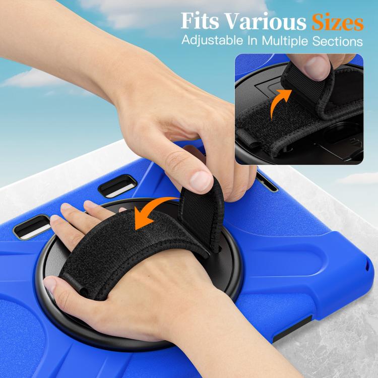 For Xiaomi Redmi K Pad 8.8 Rotatable Holder Silicone Hybrid PC Tablet Case with Shoulder Strap