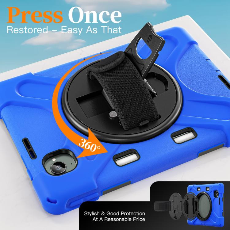 For Xiaomi Redmi K Pad 8.8 Rotatable Holder Silicone Hybrid PC Tablet Case with Shoulder Strap