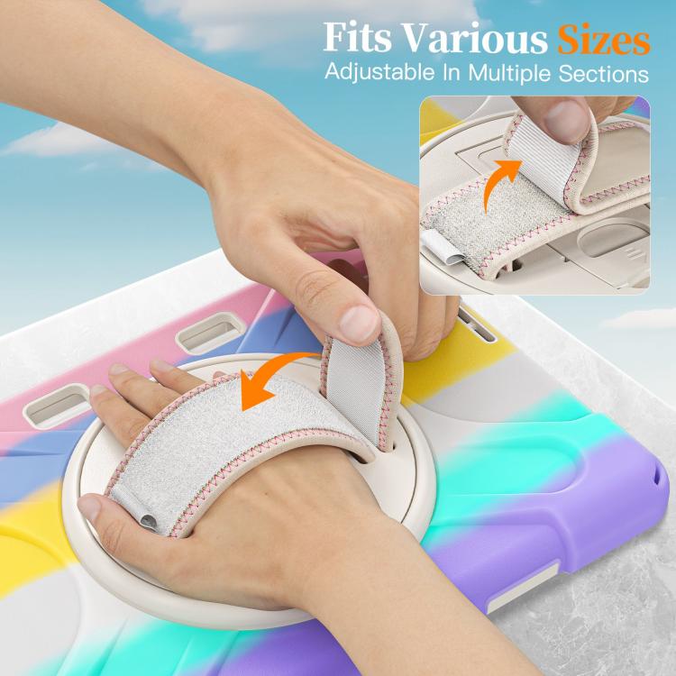 For Xiaomi Redmi K Pad 8.8 Rotatable Holder Silicone Hybrid PC Tablet Case with Shoulder Strap