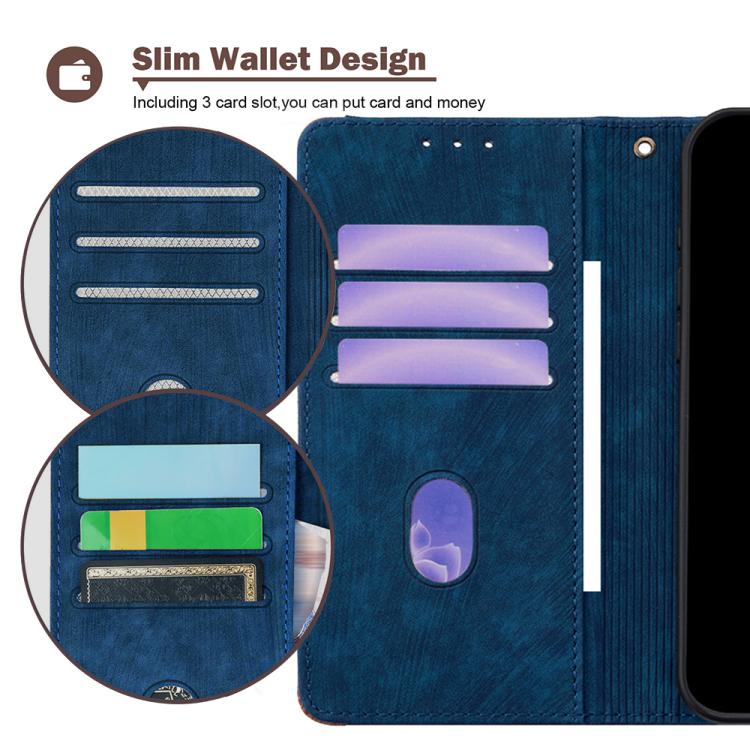 For Huawei Maimang 40 5G Color Stitching Skin Feel Leather RFID Blocking Phone Case