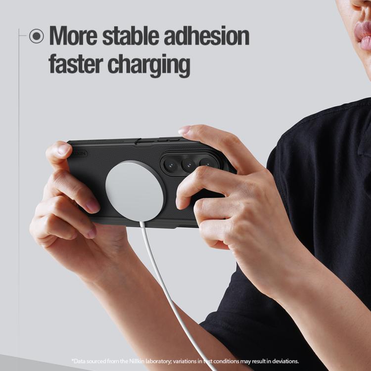 For Samsung Galaxy Z Fold7 5G NILLKIN Frosted Fold PC + TPU MagSafe Magnetic Phone Case with Stylus
